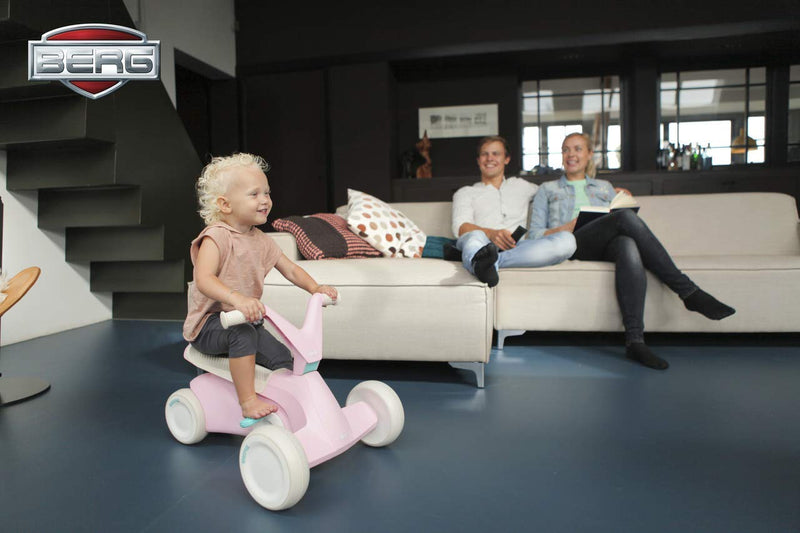 Moto Scooter a Pedali per Bambini Berg Toys GO2 Rosa