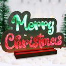 Scritta Merry Christmas Infinity 32 cm Addobbo Luminoso Decorazione LED Natalizia