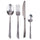 Servizio Set di Posate 24 Pezzi in Acciaio Inox VdE Tivoli 1996 Cut Silver