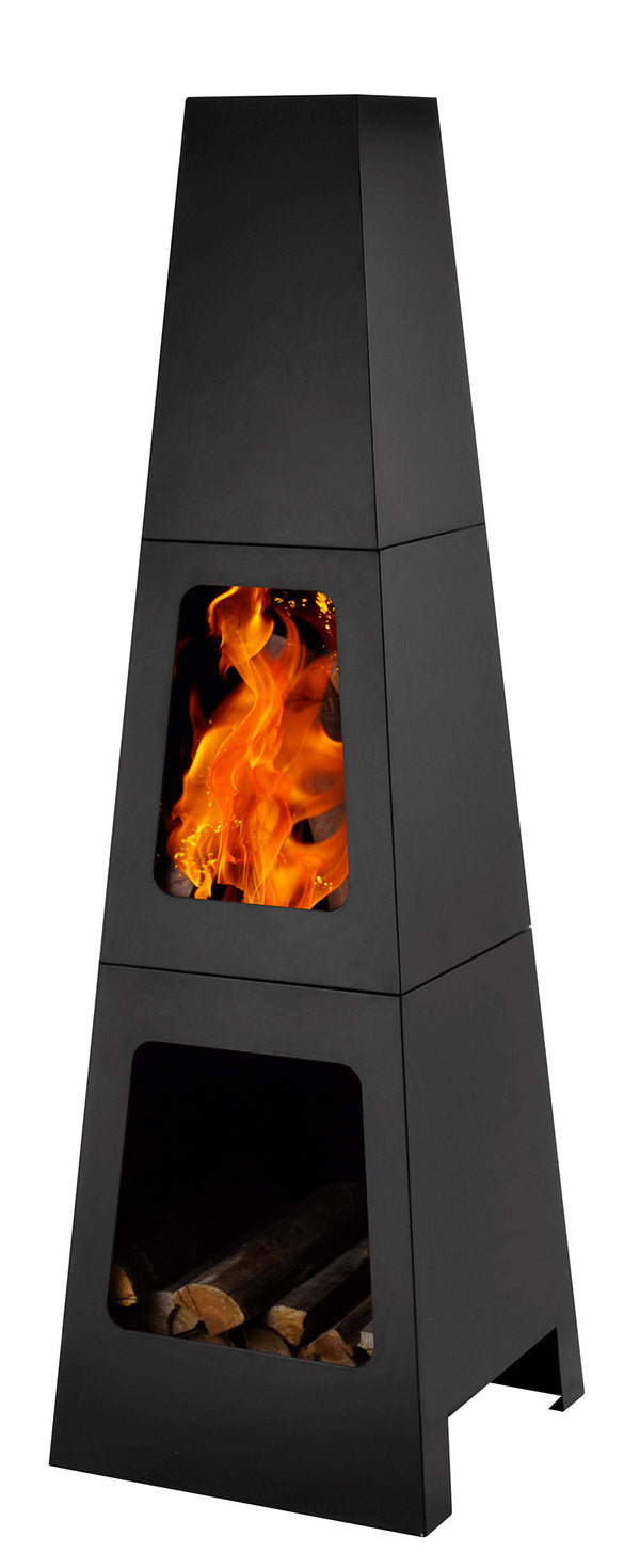 Stufa Braciere a Legna o Carbone da Esterno Qlima FFW1036 Nero sconto