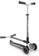 Monopattino 3 Ruote Pieghevole 5 Altezze Max 50 Kg Globber Master Grigio e Bianco
