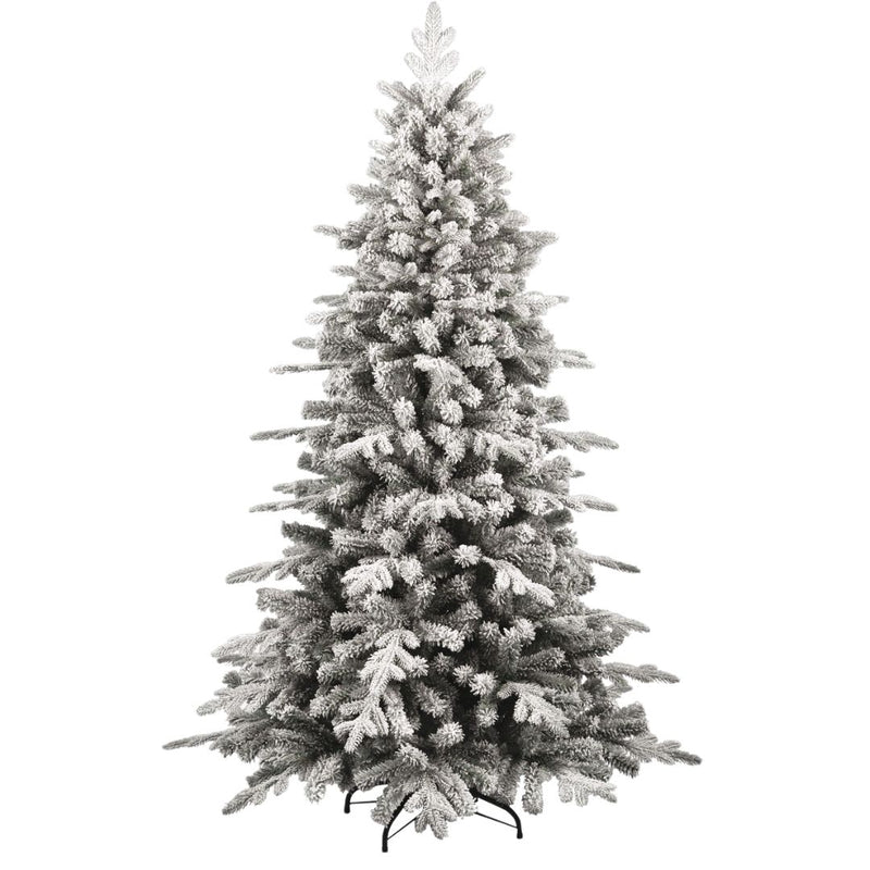 Albero di Natale Artificiale Innevato 180 cm 706 Rami Verde