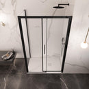 Box Doccia Angolare 80x130 cm 1 Anta Scorrevole in Cristallo Trasparente 6mm H195 Bonussi Eliane