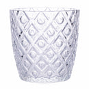 Set 6 Bicchieri Acqua in Vetro 300 ml Villa d'Este Home Tivoli Geometrie Clear