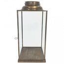 Lanterna Nancy Grande 20,5x20,5x44 h cm in Acciaio Ottone antico