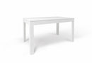 Tavolo Allungabile 140/00x80x75 cm Ossido Bianco e Ossido Bianco   
