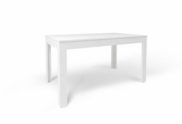 sconto Tavolo Allungabile 140/00x80x75 cm Ossido Bianco e Ossido Bianco