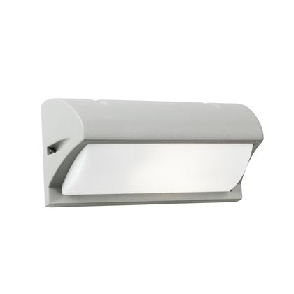 sconto Lampada Applique con Visiera Colore Alluminio per Esterno Linea Umbe Sovil
