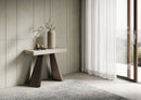 Consolle Allungabile 90-300x40x77 cm Diamante Premium Cashmere Telaio Orso 