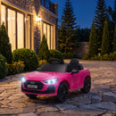 Macchina Elettrica per Bambini 12 V Audi A5L 101x55x43 cm con Telecomando Batteria al Litio e 2 Motori in PP Rosa      