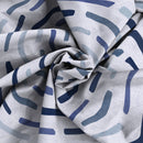 Set Lenzuola Karma Sopra Sotto e Federe in Poliestere Fun Blu Varie Misure
