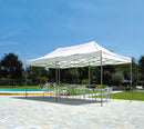 Gazebo Pieghevole da Giardino in Alluminio 3X6m Vorghini Flexible Bianco