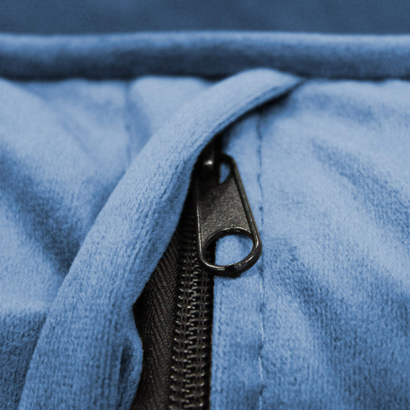 Divano 2 Posti Chandler 152x81x89 h cm in Velluto Blu