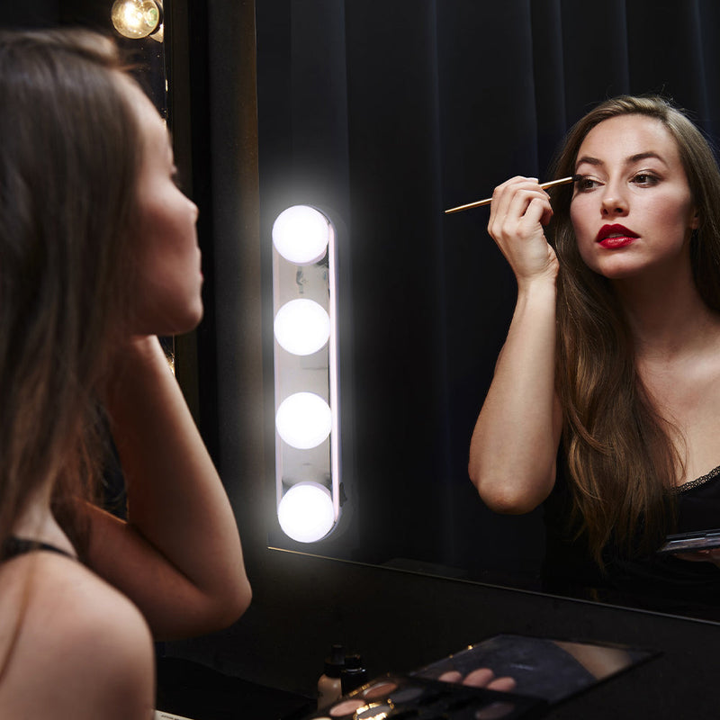 Lampada LED per Specchio Luminosa con Ventose Luce Bianco Freddo Trucco Selfie
