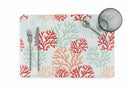 Set 6 Tovagliette 45x30 cm in Plastica Villa d'Este Home Tivoli Coral Vari Colori