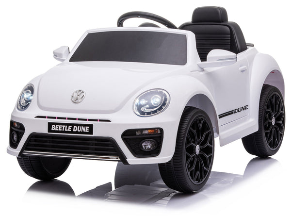sconto Macchina Elettrica per Bambini 12V con Licenza Volkswagen Maggiolino Beetle Small Bianca
