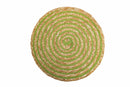 Tovaglietta Tonda in Rafia Ø38 cm Villa d'Este Home Tivoli Spiral