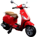 Piaggio Vespa Primavera Elettrica 12V per Bambini Rossa