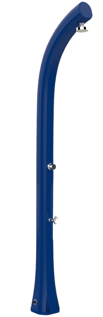 acquista Doccia Solare da Esterno Giardino 30L Miscelatore e Lavapiedi Arkema Jolly Plus Blu