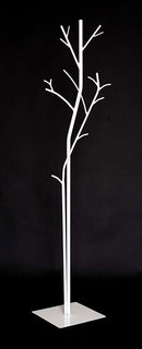 Appendiabiti da Terra 33x33x178 cm in Ferro Battuto Vasconi Platano Bianco