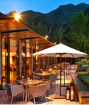 Pannello Radiante Riscaldante ad Infrarossi 137x18,9x6,7 cm 1800W con Cassa Bluetooth Sined  Nero