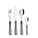 Servizio Set di Posate 24 pezzi in Acciaio Inox Eme Napoleon Perlato Nero 9