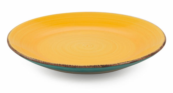 acquista Set 6 Piatti Frutta Ø19x2,5 cm in Gres Villa d'Este Home Tivoli Baita Giallo