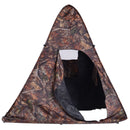 Tenda da Caccia e Fotografia Pop Up per 2 Persone in Tessuto Oxford 170x170x195 cm 