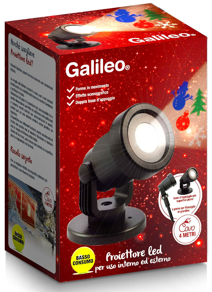 Proiettore Laser a Led 4 Forme Luci Natalizie da Interno e Esterno Soriani