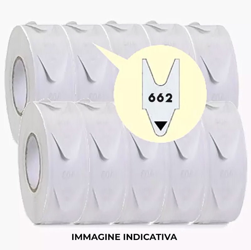 Confezione da 20000 Tickets per Distributore a Chiocciola 3 Cifre Visel Bianchi