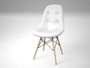 Set di 4 Sedie in PU Morbido 82x47x52cm TFT Chair Bianco