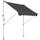 Tenda da Sole Avvolgibile 2x1,5m  Grigia