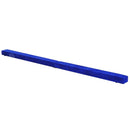 Trave da Ginnastica per Allenamento Imbottita in Legno Blu 240x10x6.5 cm 