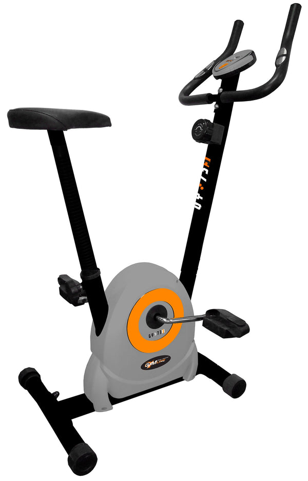 sconto Cyclette Magnetica 97x54x121 cm 8 Livelli di Resistenza con Computer Multifunzione Nera e Grigia