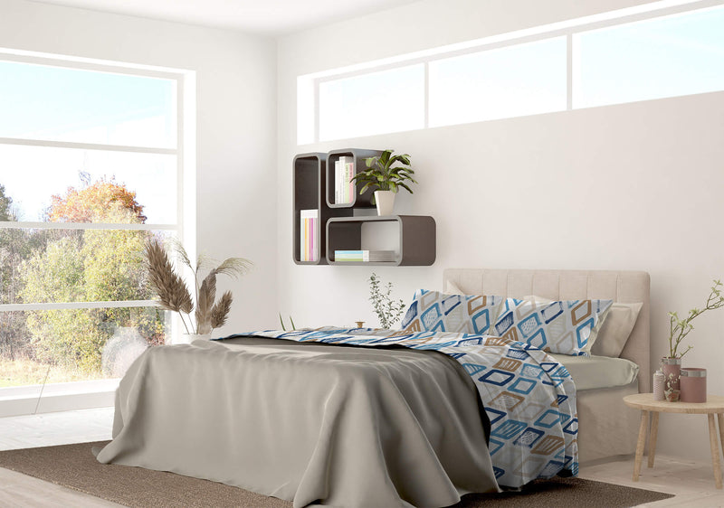 Set Lenzuola con Stampa Sopra Sotto e Federe Jolly Varie Misure