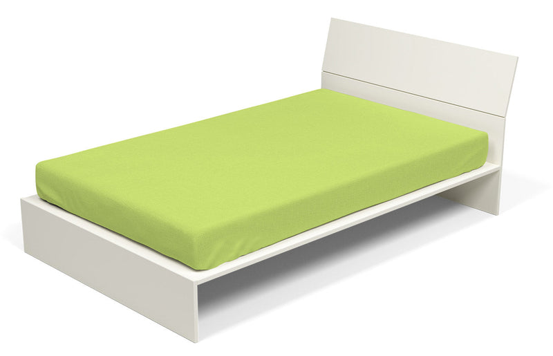 Lenzuolo Sotto con Angoli ed Elastico Tinta Unita Verde Acido