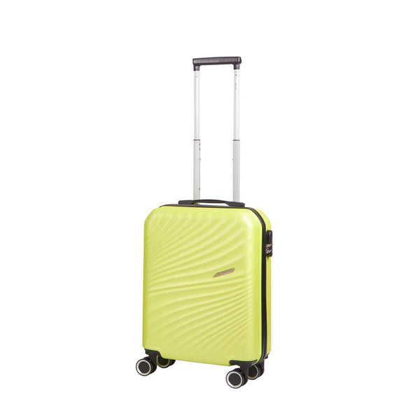 prezzo Trolley Valigia Bagaglio a Mano Rigido 4 Ruote con Combinazione in ABS Ravizzoni Amalfi Verde Lime