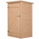 Casetta Box da Giardino in Legno di Abete 75x56x115 cm 
