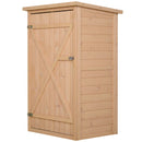 Casetta Box da Giardino in Legno di Abete 75x56x115 cm 