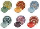 Servizio Piatti 18 Pezzi in Porcellana e Gres Villa d'Este Home Tivoli Cala Saona Multicolor