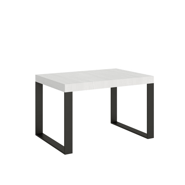 Tavolo Allungabile 130-234x90x77 cm Tecno Premium Bianco Frassino sconto