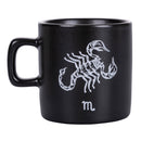 Tazzina Caffè Zodiaco "scorpione" Ø6x6,5 cm in Bone China VdE Tivoli 1996 Nero
