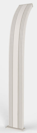 Doccia Solare da Esterno Giardino 40L Miscelatore e Doccetta Mobile Arkema Dada Bianco Crema