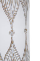 Vaso Atene 15x60x15 cm in Poliresina Bianco