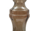 Portacandele Vetro Riciclato Brown Ø17x55 cm Vetro Marrone Chiaro