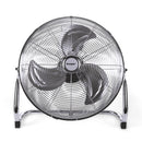 Ventilatore ad Alta Velocità Ø 45 cm 3 Pale 100W in Acciaio Laminato e Alluminio Argento      