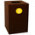 Contenitore per Raccolta Differenziata Capacità 100 L con Etichette 45x50x80 cm in Acciaio Verniciato Corten