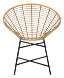 Sedia Panama Grid con Cuscino 72x56,5x88 cm in Ferro e Poliestere