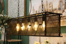 Lampadario Gothic 100x23x26 cm in Ferro