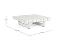 Tavolino 73,5x73,5x24h cm Modulare Infinity Bianco